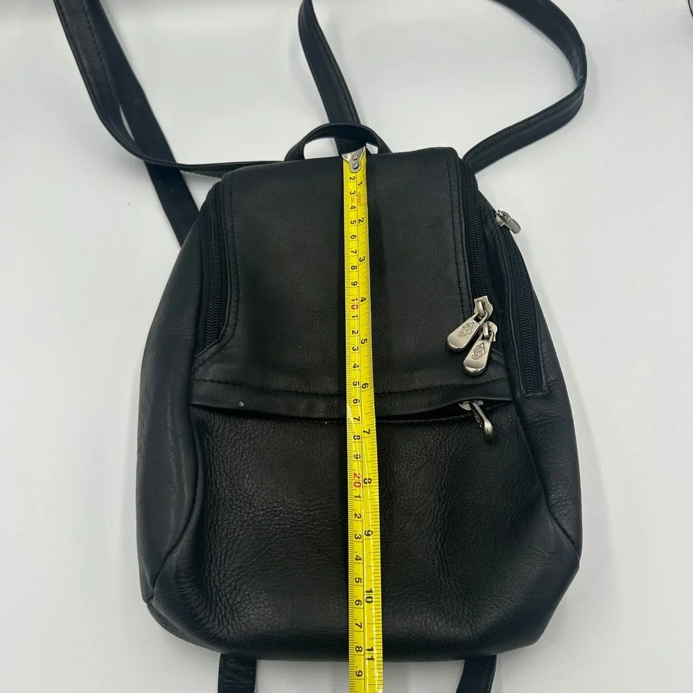 Unbranded Backpack Women Small Black Genuine Leather Colombia